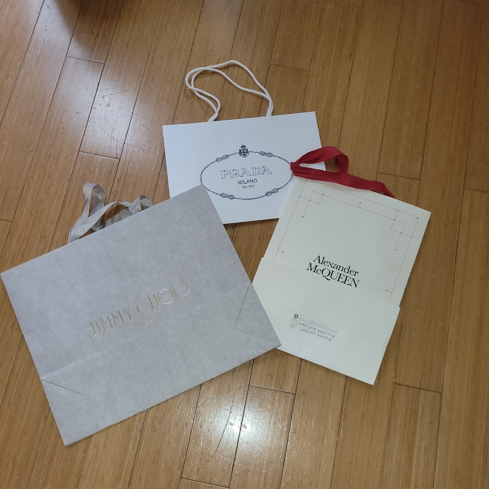 -Bundle of luxury shopping bags